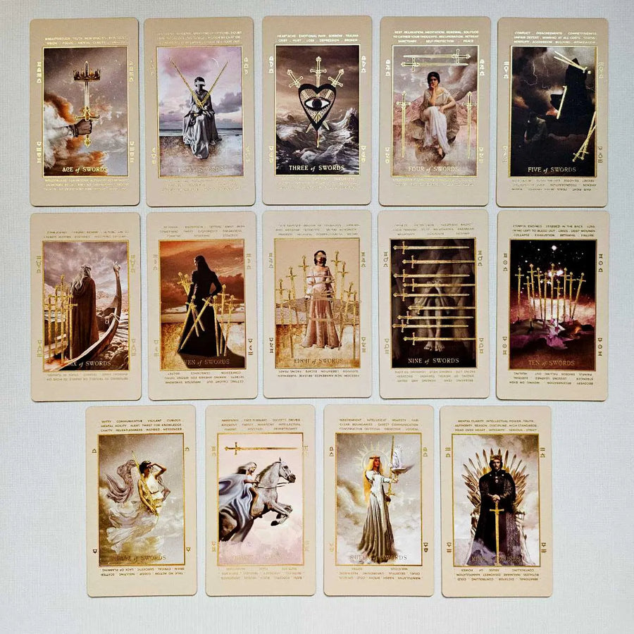 lucid dreams beginners tarot deck | swords