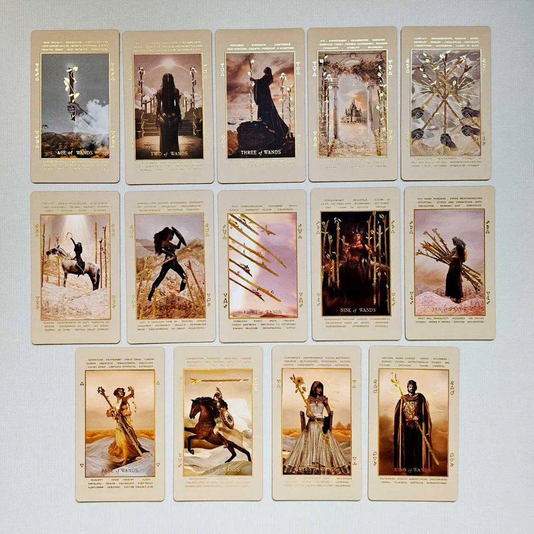 lucid dreams beginners tarot deck | wands