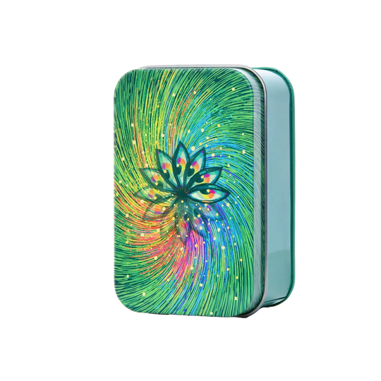 PORTABLE MINI TIN BOX PROTECTS YOUR CARDS