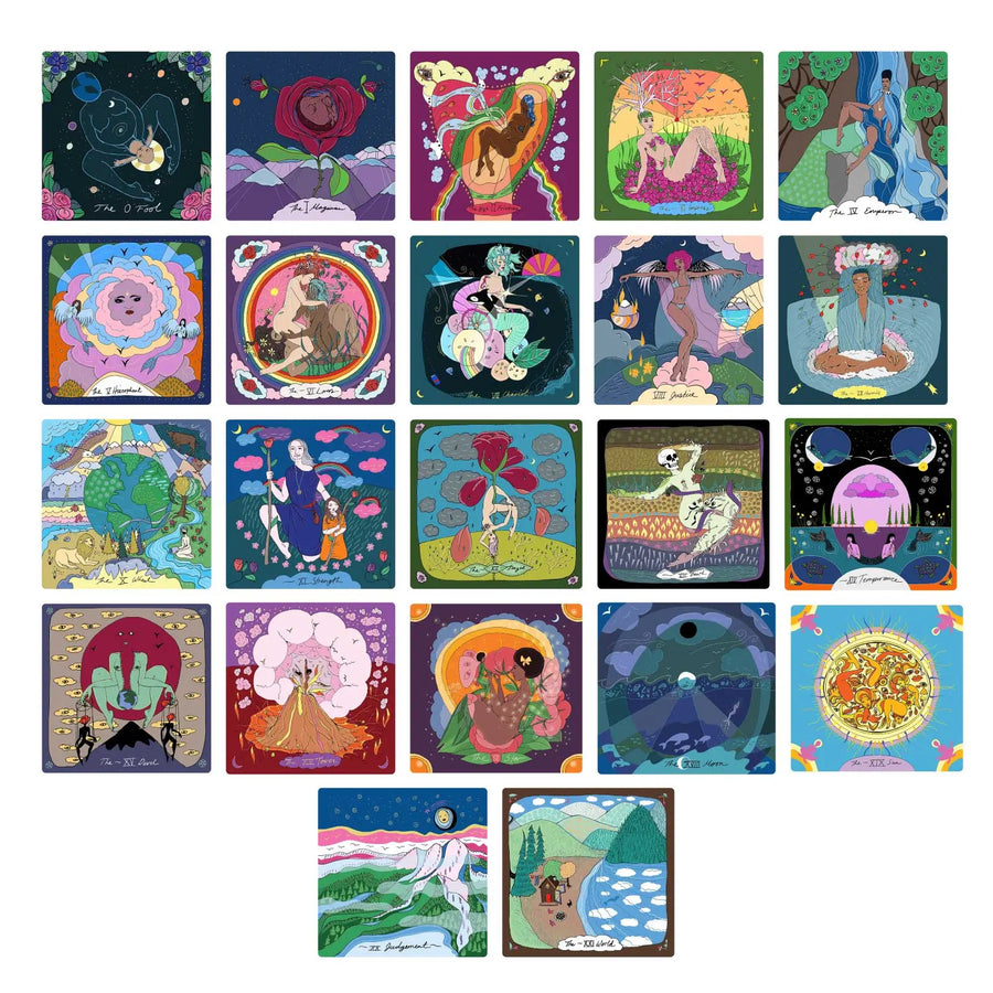 mother tarot deck | all major arcana cards preview