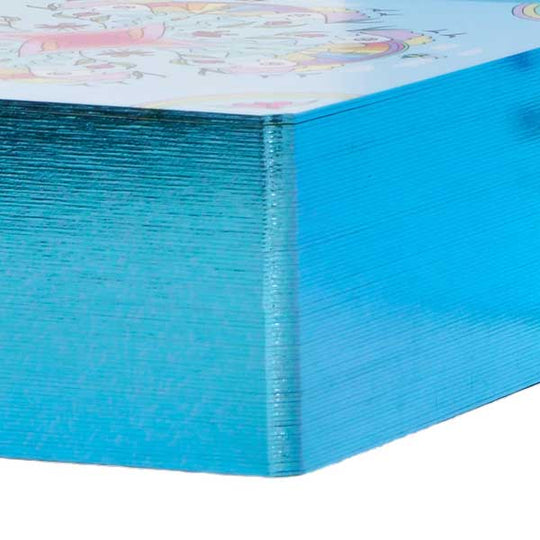 BEAUTIFUL MERMAID TURQUOISE GILDED EDGES