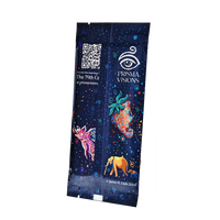 back of the pack of mystery card pack