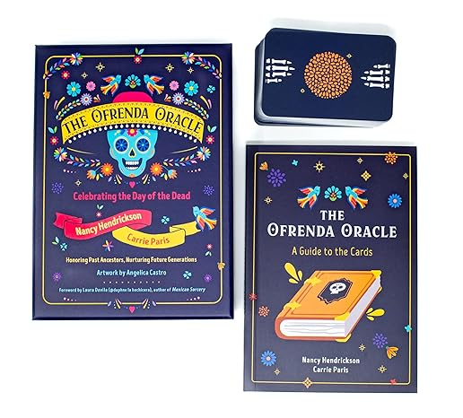ofrenda oracle deck and guidebook and cards