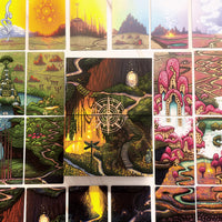 cards and box from the oracle of many paths