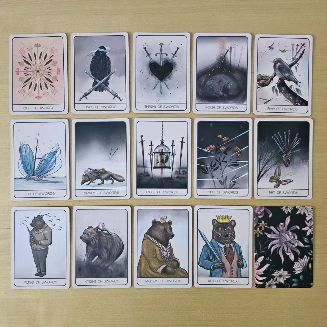 orenda tarot swords cards preview