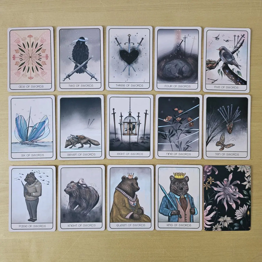 orenda tarot swords cards preview