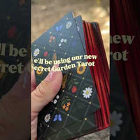 unboxing and walkthrough of secret garden tarot