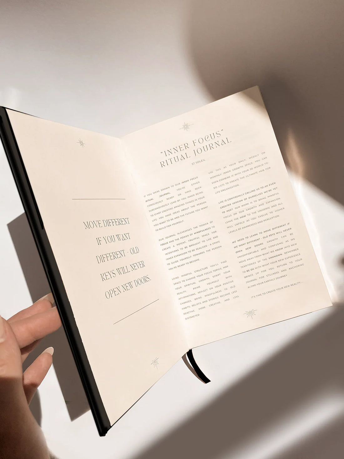 ritual journal open with preivew