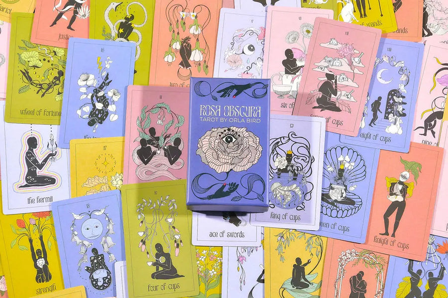 rosa obscura tarot by Orla bird