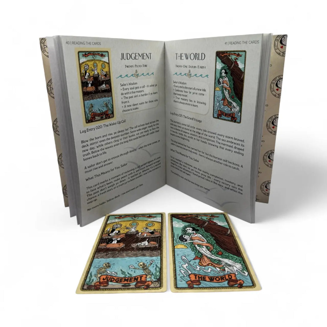 sailors arcana tarot companion book with illustrations preview