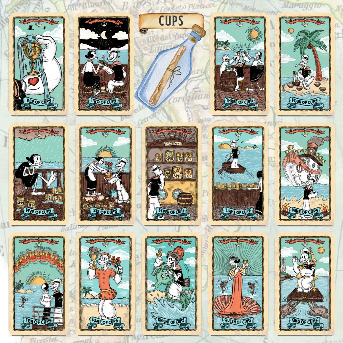 Sailor's Arcana Tarot {Deck + Book}