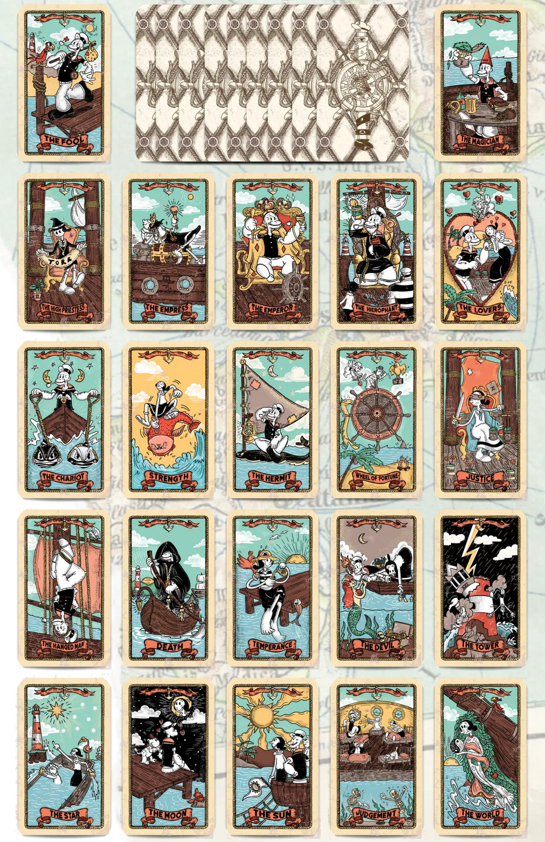 Sailor's Arcana Tarot {Deck + Book}