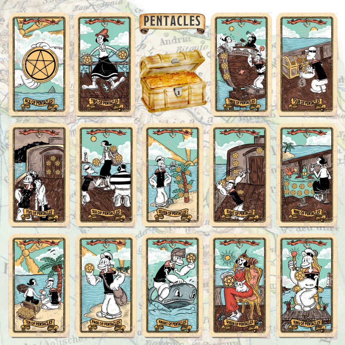 Sailor's Arcana Tarot {Deck + Book}