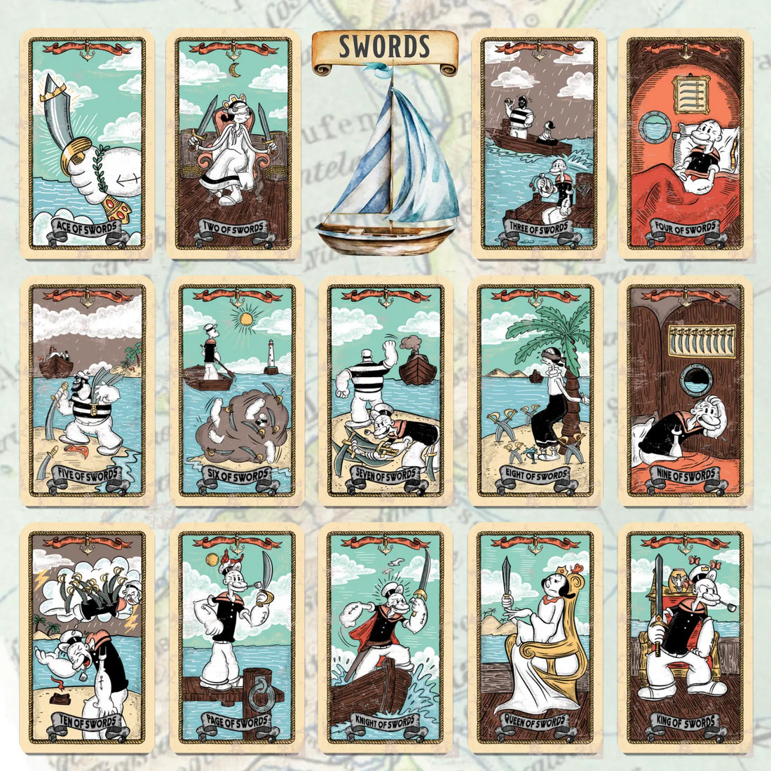Sailor's Arcana Tarot {Deck + Book}