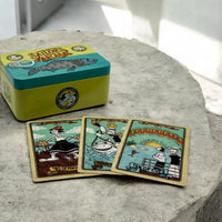 sailors arcana tarot mini tarot cards and tin box