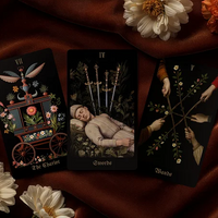 three cards from the secret garden tarot