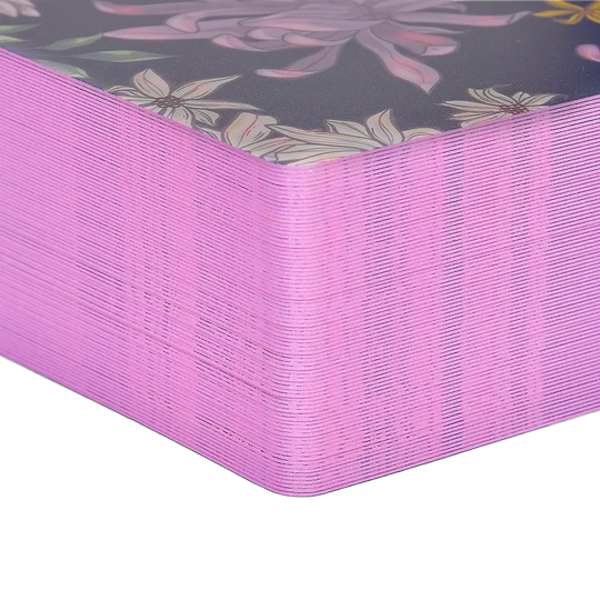 UNIQUE DUSTY PURPLE/ PINK COLOR EDGES