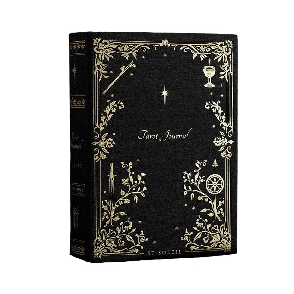 tarot journal by St. Soleil | black linen