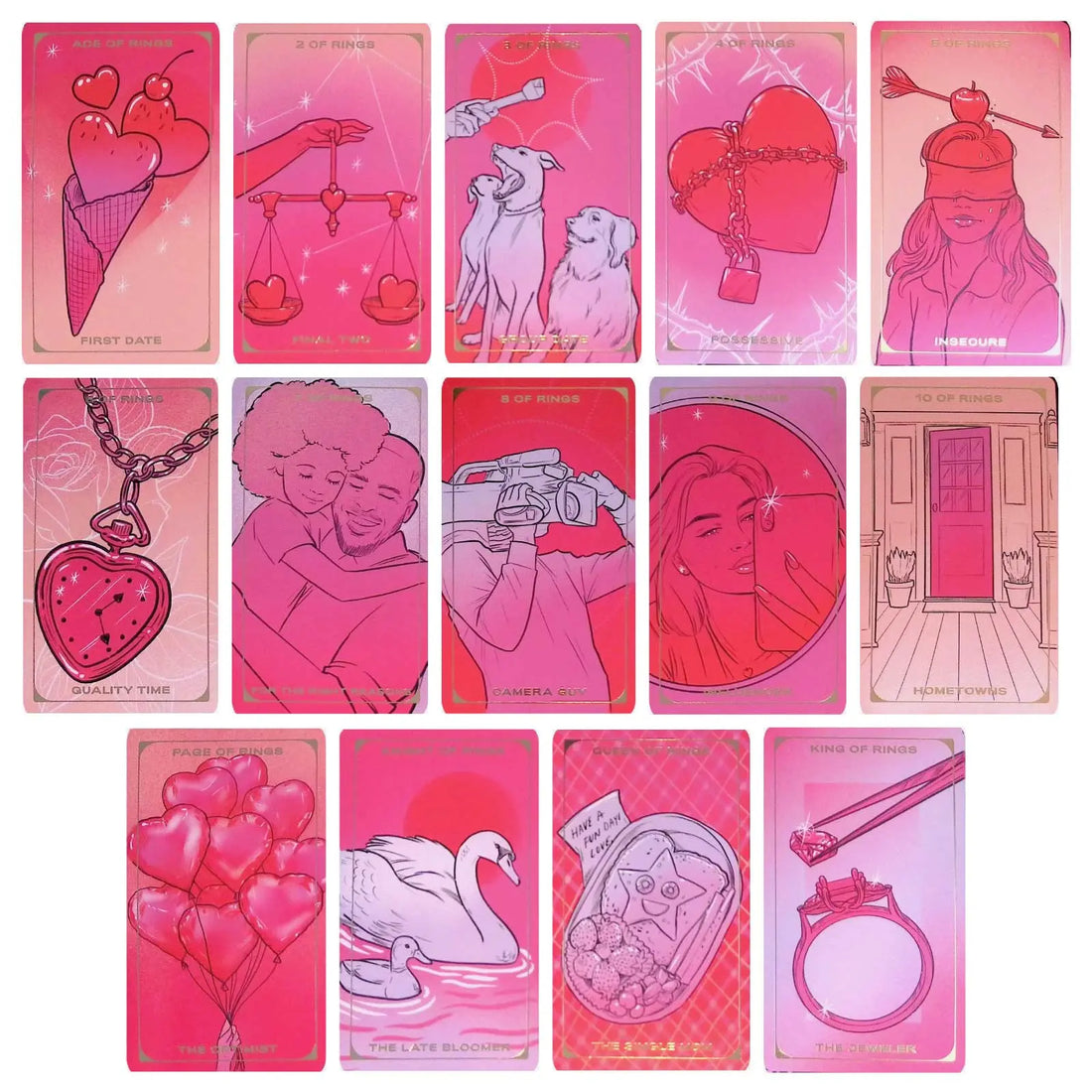 The Final Rose Tarot | Pink Tarot Deck – Tarot Stack The Final Rose Tarot | Pink Tarot Deck – Tarot Stack