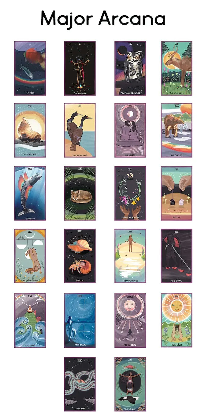 the gentle tarot | first edition | all major arcana cards