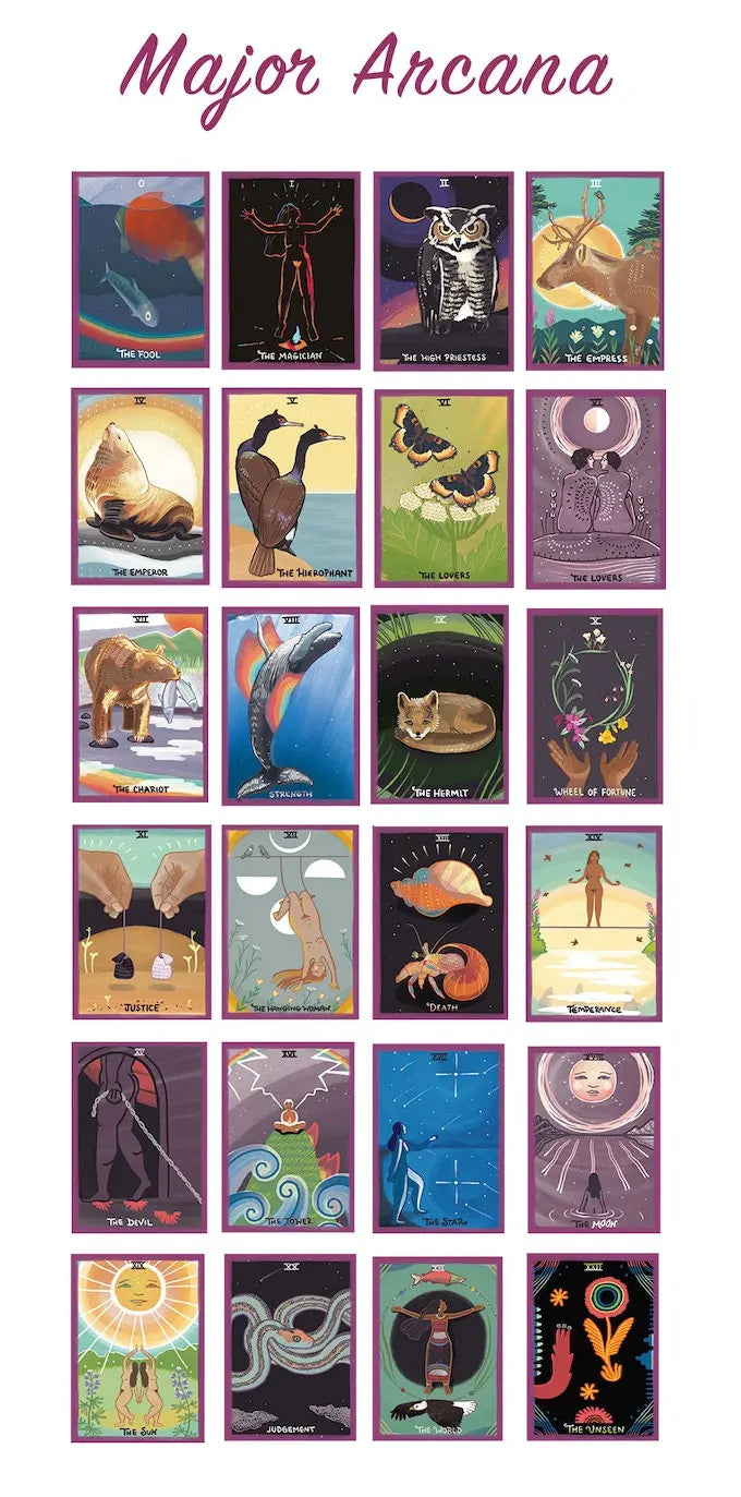 the gentle tarot major arcana cards