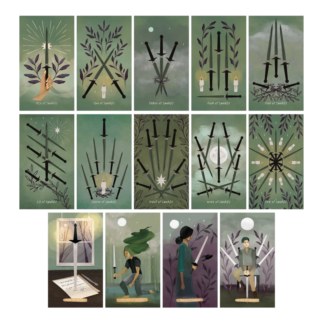 the lighted window tarot | swords