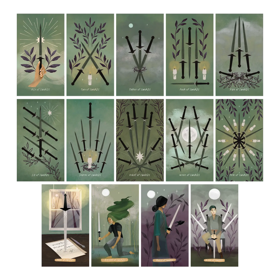 the lighted window tarot | swords
