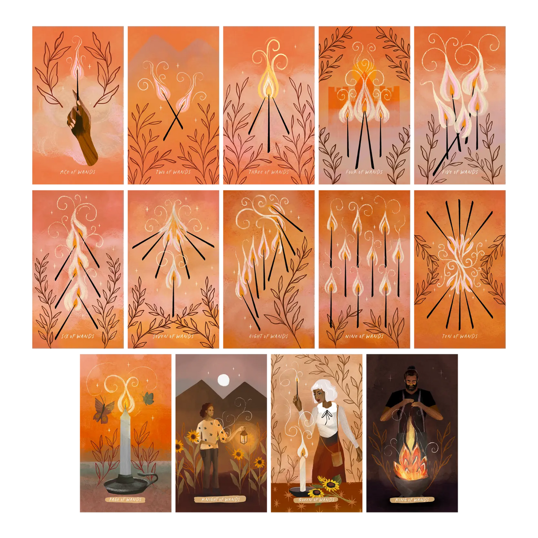 the lighted window tarot | wands
