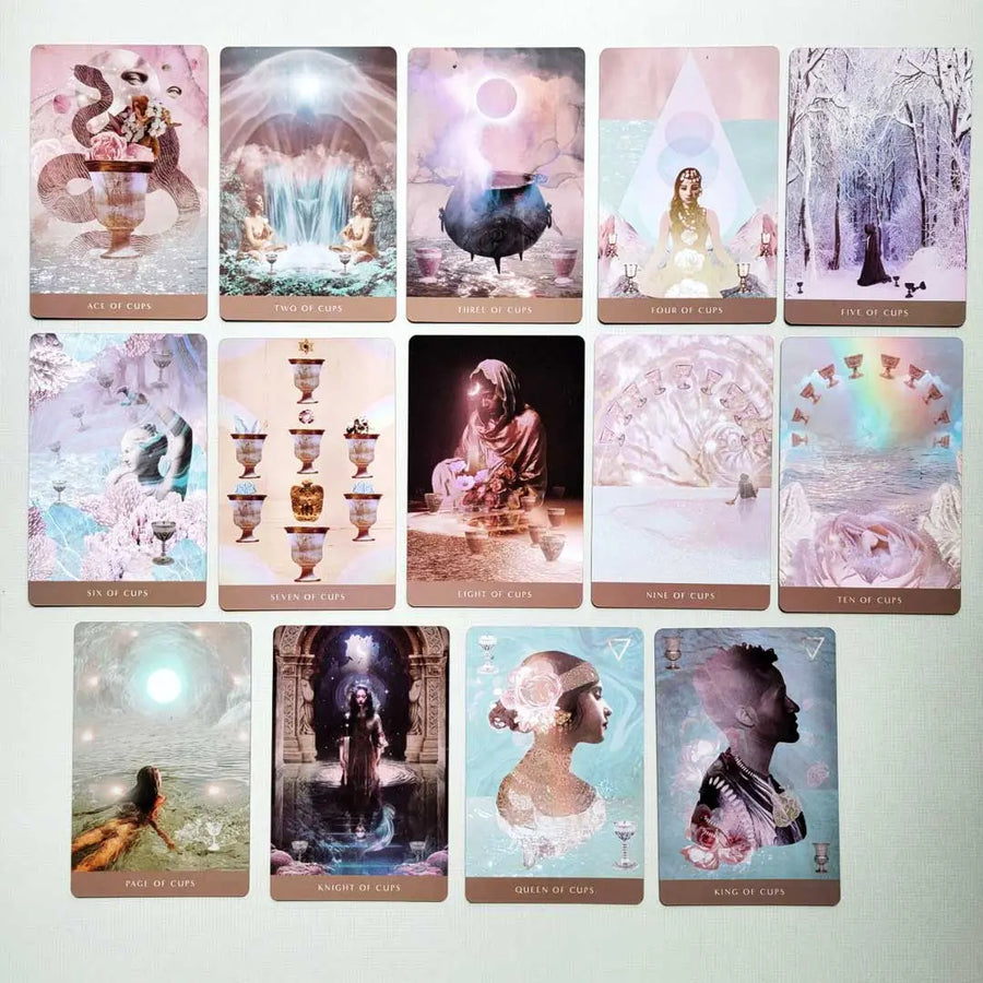moonchild tarot shadow work edition all cups cards