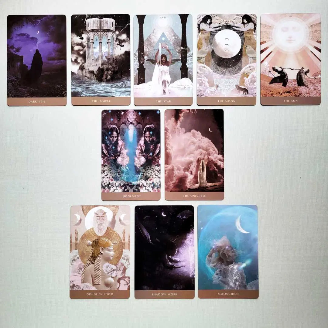 moonchild tarot shadow work edition | major arcana cards 15 to 21 | bonus cards