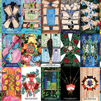 threadbound oracle deck suit cards preview