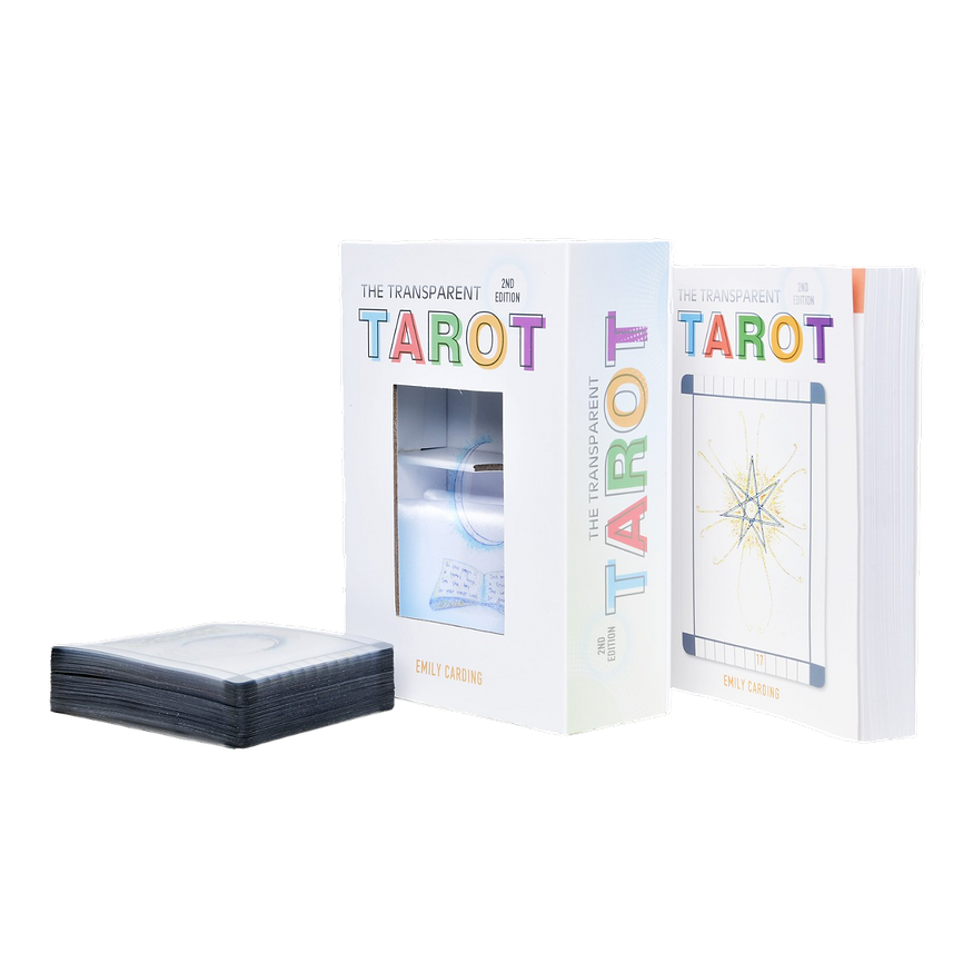 transparent tarot deck