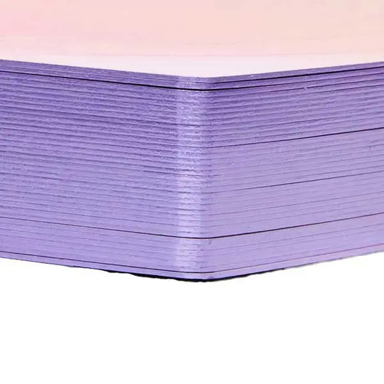 PURPLE FOIL EDGES ON EVERY CARD