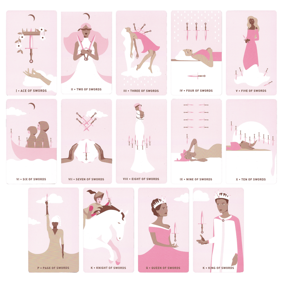 the gentle heart tarot swords minor arcana cards