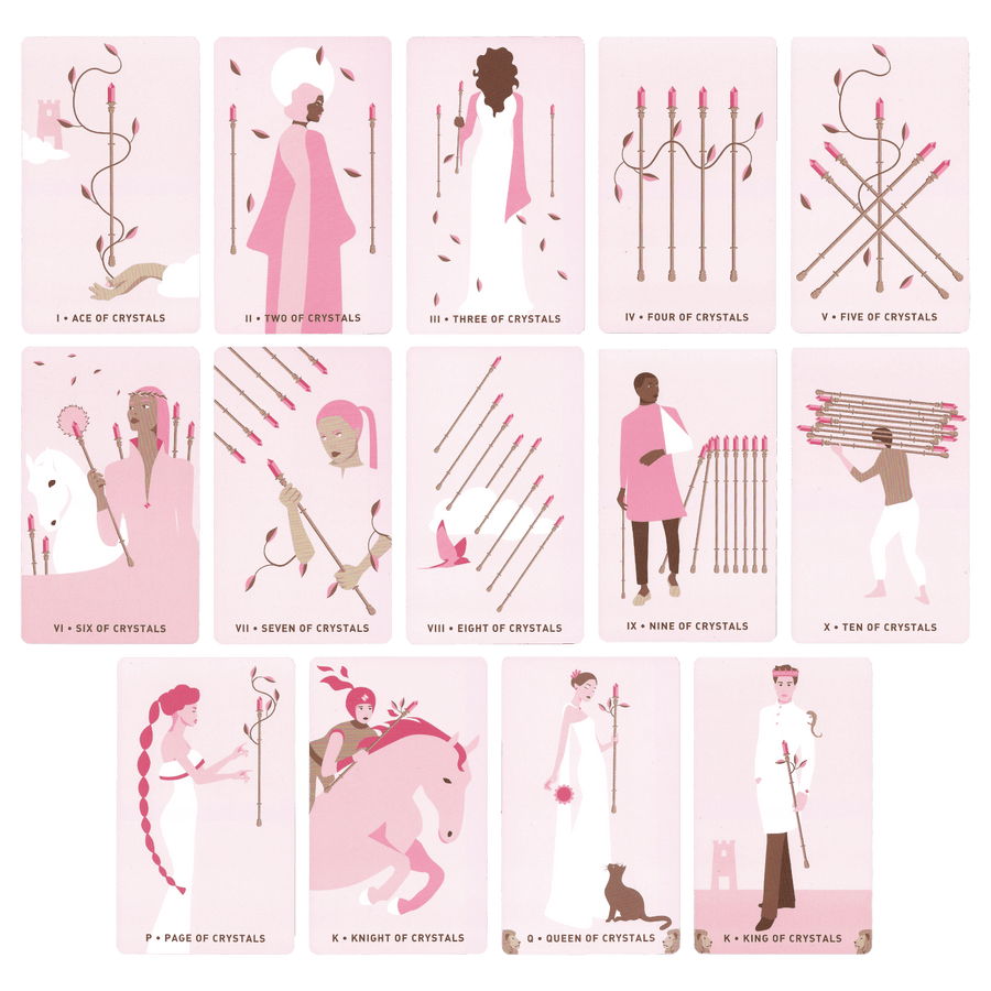 the gentle heart tarot wands minor arcana cards