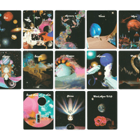 Sun, Moon, Mercury, Venus, Mars, Jupiter, Saturn, Uranus, Neptune, Pluto, South Node North Node, Chiron and Black Moon Lilith cards of celestial bodies oracle deck by Devany Amber Wolfe (SERPENTFIRE)