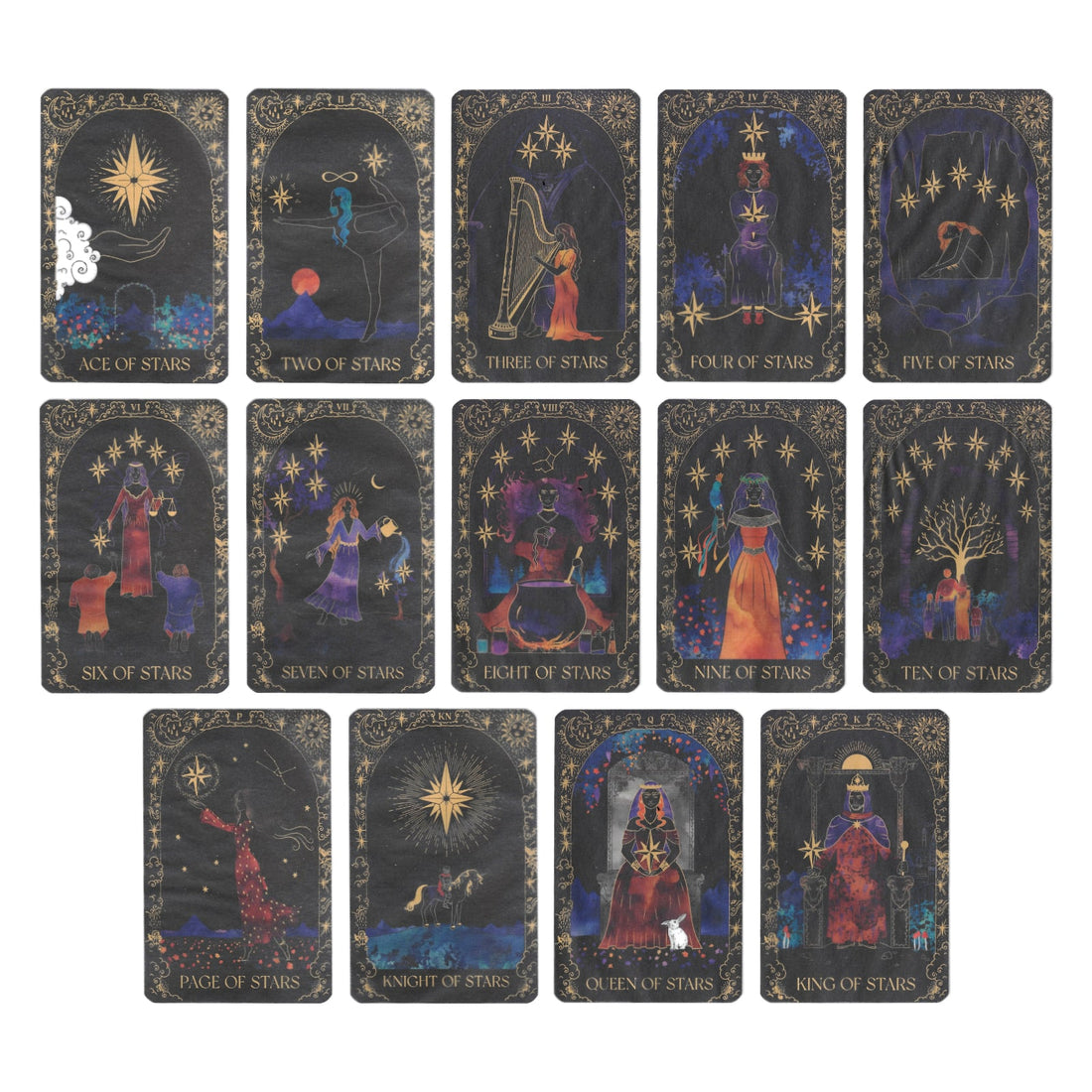 dreamy moons tarot stars