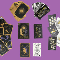 new moon tarot and soul whispers oracle deck bundle