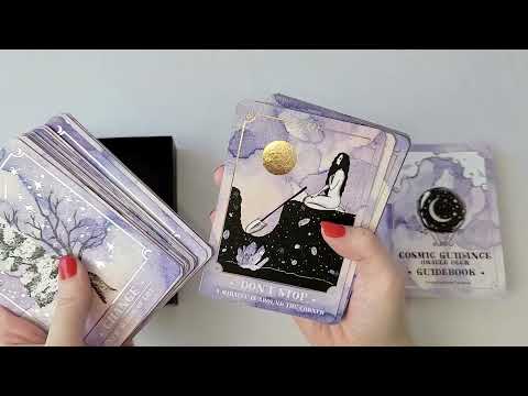 Cosmic Guidance Oracle deck by Annie Tarasova (DreamyMoons) - unboxing and walkthrough