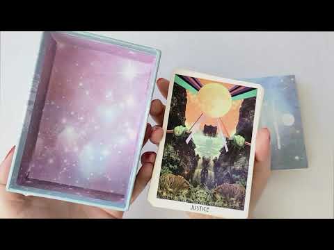 the starchild tarot classic deck box by Danielle Noel (Starseed design Inc.) unboxing and flip-through of contents