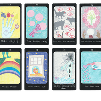iris oracle deck cards thirty three to forty by artist Mary Evans (Spirit Speak)