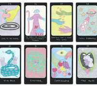 iris oracle deck cards twenty five to thirty two by artist Mary Evans (Spirit Speak)
