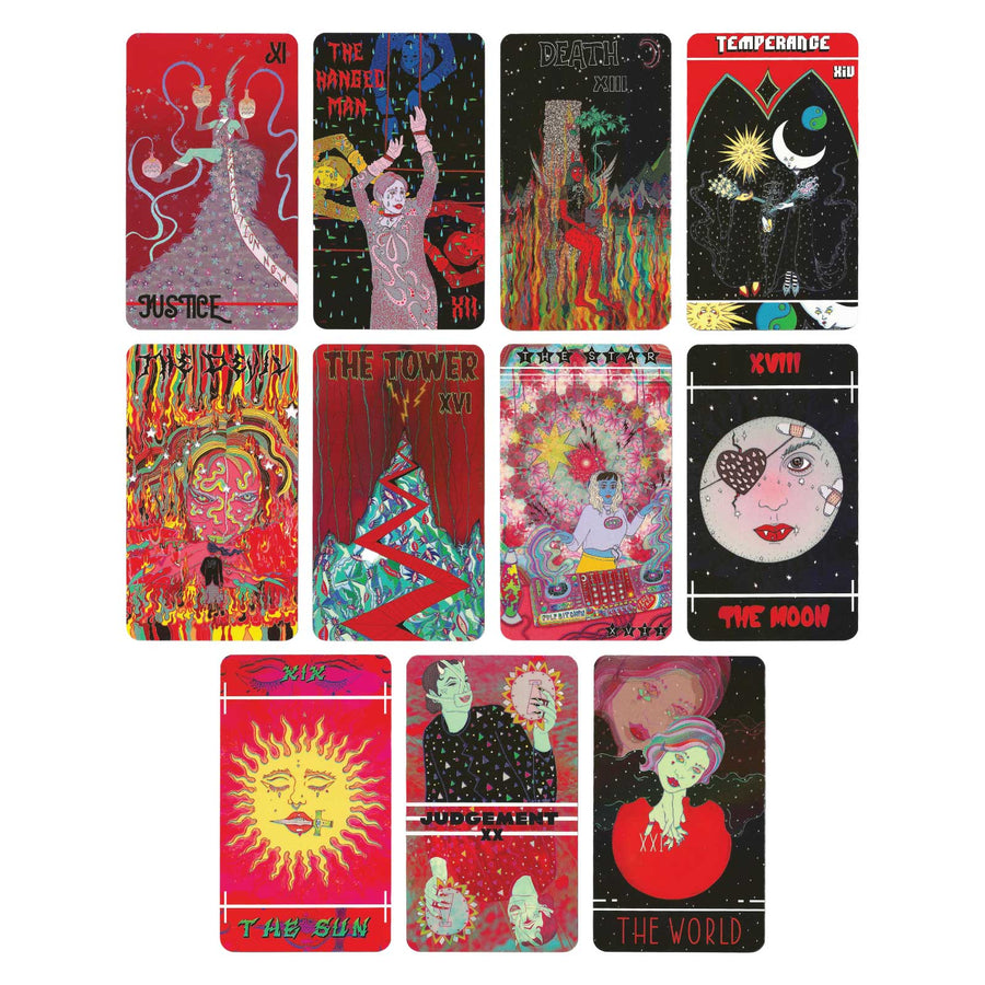 mars power tarot major arcana cards 11 to 21