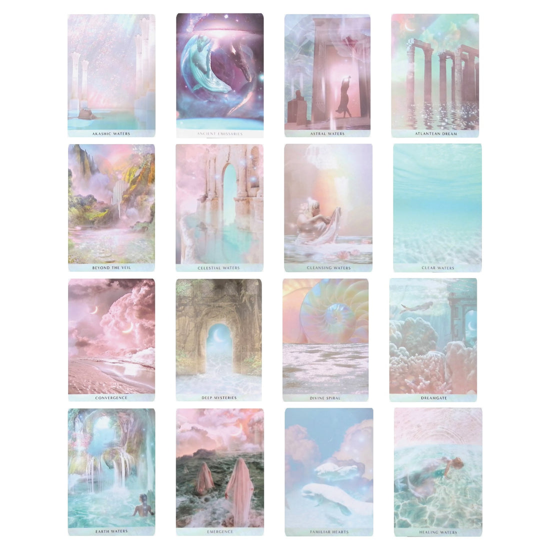 ocean dreams oracle cards 1 to 16