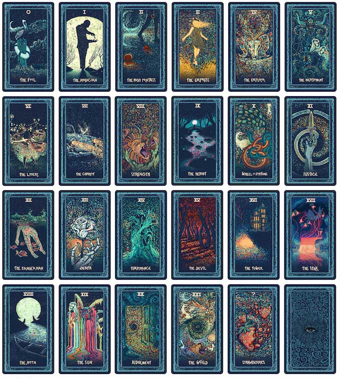 prisma visions tarot deck by james r eads | major arcana cards