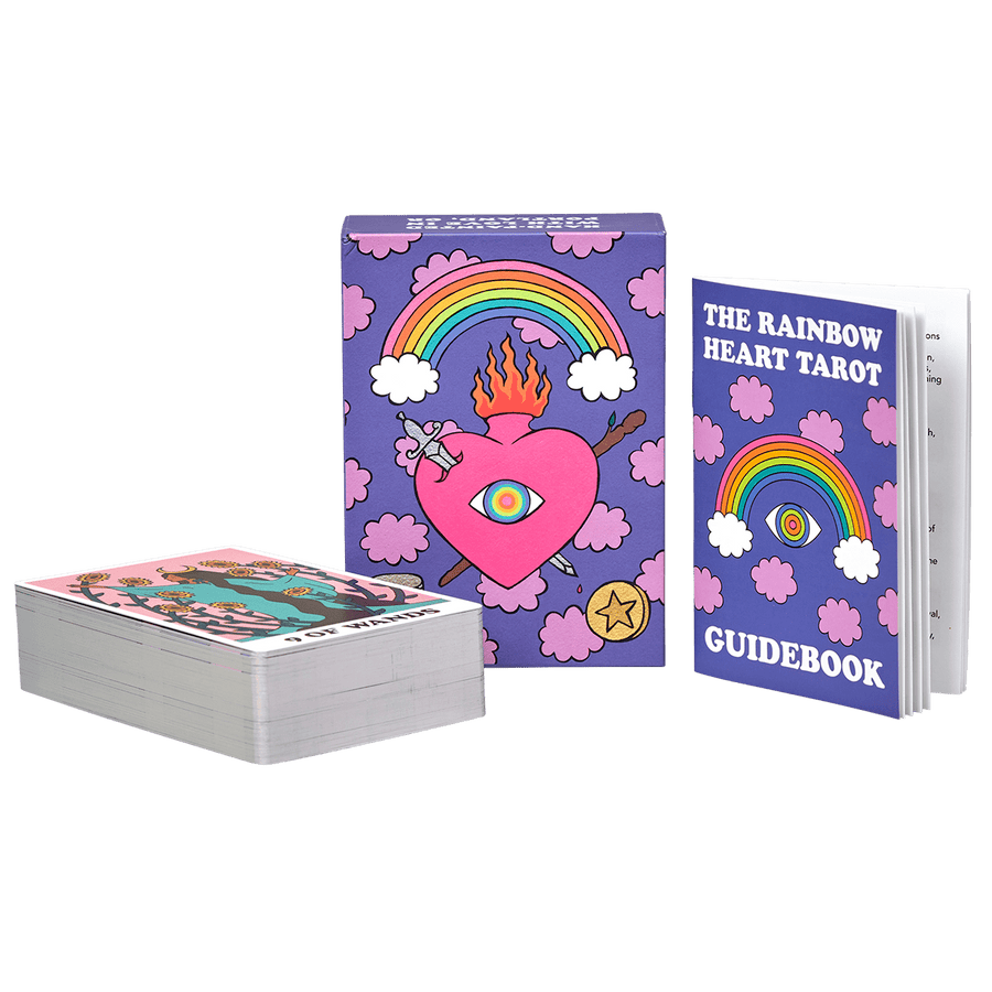 rainbow heart tarot deck third edition by Rachel Rosenkoetter