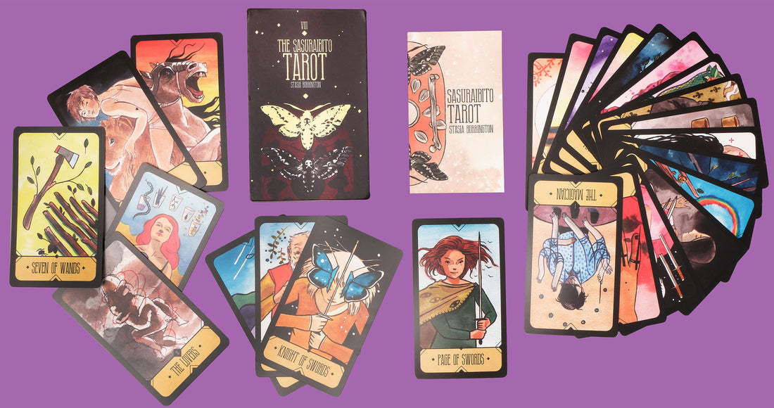 sasuraibito tarot deck content by stasia burrington