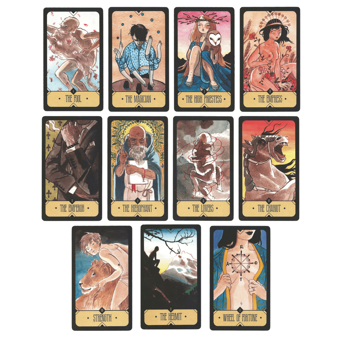 sasuraibito tarot major arcana