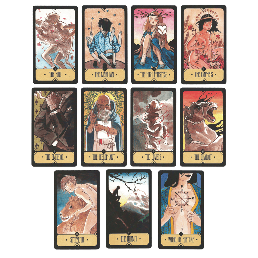 sasuraibito tarot major arcana