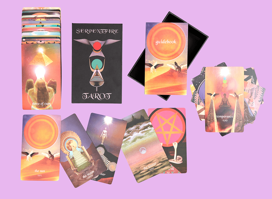 serpentfire tarot seventh edition deck contents by Devany Amber Wolfe (SERPENTFIRE)